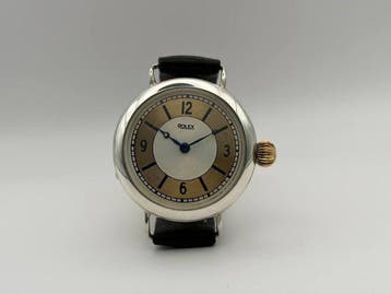 Rolex - Antique WW1-era Watch Sterling Silver Case,, Nieuw