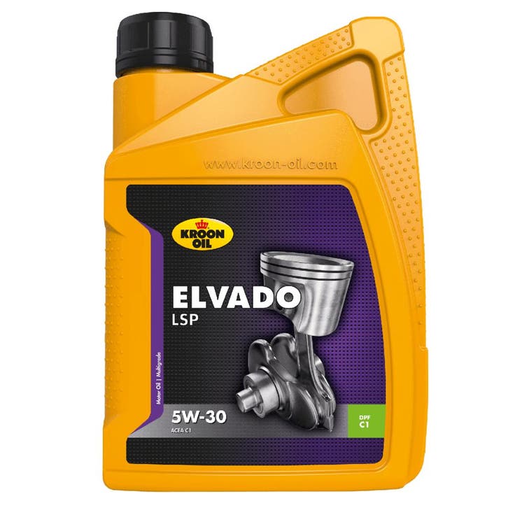 Kroon Elvado LSP 5W 30 1 Liter, Auto diversen, Onderhoudsmiddelen, Ophalen of Verzenden