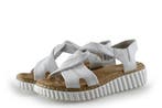Rieker Sandalen in maat 39 Wit, Verzenden, Wit, Sandalen of Muiltjes, Zo goed als nieuw