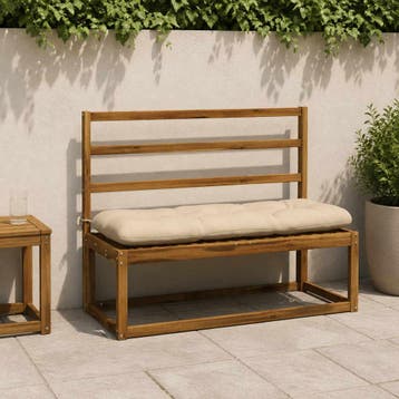 vidaXL Bankkussen VIANEN 100% Polyester Crèmekleurig 100 x, Verzenden, Nieuw