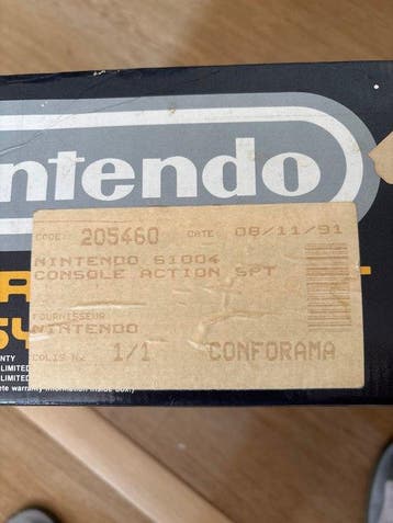 Nintendo - Nes - Nintendo et carton d’origine - Spelcomputer, Nieuw