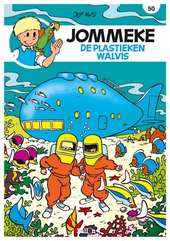 De plastieken walvis / Jommeke strip - nieuwe look / 50, Livres, BD, Envoi