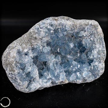 Natuurlijke celestietdruse uit Madagaskar – Hemelse