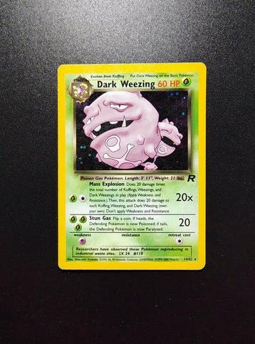 Pokémon - 6 Card - Dark Weezing Holo - Dark Machamp Raro -
