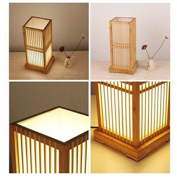 Lamp - Handgemaakte traditionele Japanse bamboelamp -
