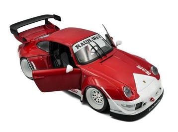 Solido 1:18 - Modelauto - Porsche 911 (993) RWB Porco Rosso, Nieuw