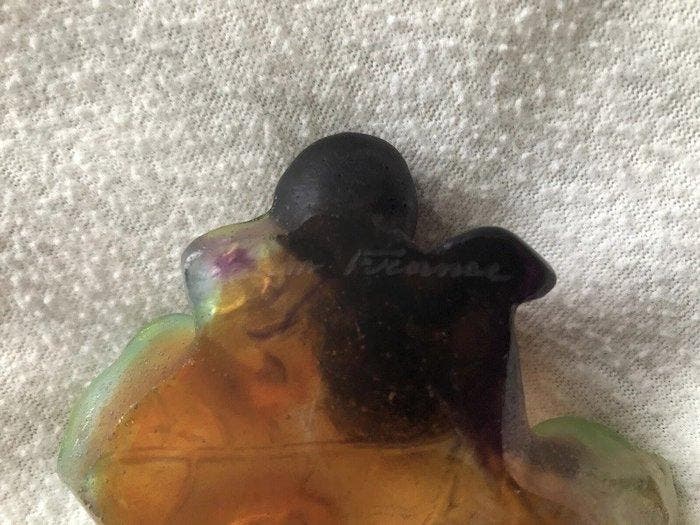 Daum - Bol - Pâte de cristal, Antiquités & Art, Antiquités | Verre & Cristal