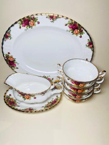 Royal Albert - Eetservies (6) - Old Country Roses -