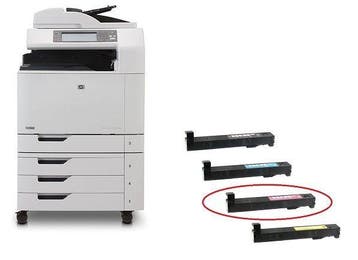 HP - Huismerk Toner Magenta CM6040, CM6030, CM6049 LT6040M, Ophalen of Verzenden, Toner