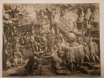 Giorgio Ghisi (1520-1582) - Sinone e i troiani