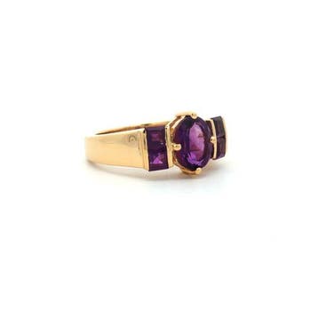 Sans prix de réserve - Bague Argent - 1.65ct. tw. Améthyste