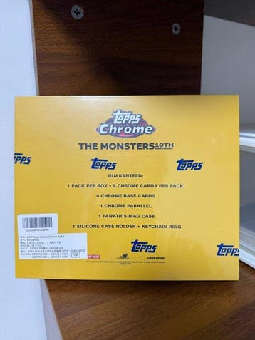 2025 Topps Chrome Labubu The Monsters 10th Anniversary, Nieuw