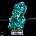 Natuurlijke ruwe azuriet, malachiet en chrysocolla Vrije