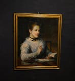 Scuola europea (XX), da Luke Fildes - Donna che scrive