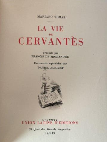 Mariano Tomas - La vie de Cervantès - Don Quichotte - 5