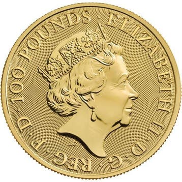 Verenigd Koninkrijk. 100 Pounds 2021 1 oz £100 GBP UK Gold