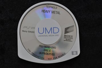 Heavy Metal UMD TESTMOLD Sony PSP, Verzenden