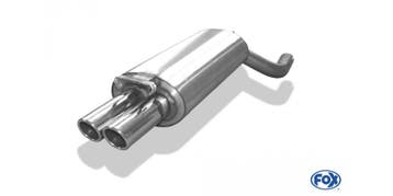 FOX Audi 100/A6 quattro type C4 einddemper - 2x70 type 16, Verzenden