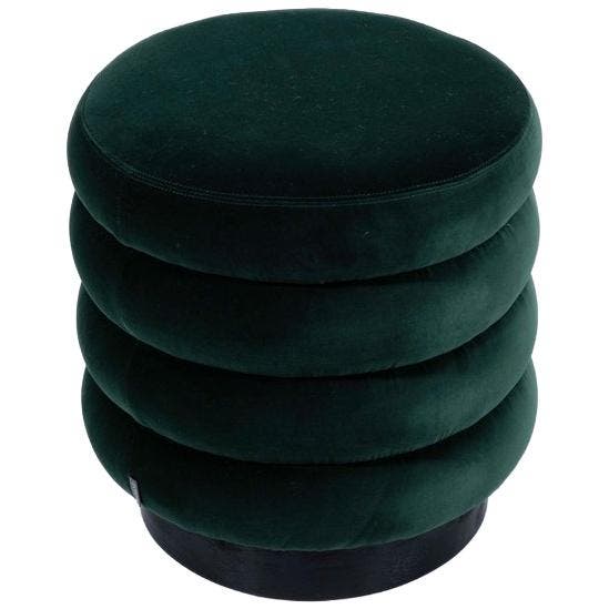 Flamant Poef Beatrice, Groen - Nieuw in verpakking -, Maison & Meubles, Canapés | Repose-pieds & Poufs, Envoi
