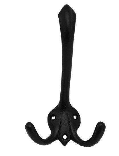Kapstokhaak ijzer zwart 150 x 85 mm, Huis en Inrichting, Woonaccessoires | Kapstokken, Ophalen of Verzenden