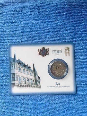 Luxemburg. 2 Euro 2007/2022 (3 coincards) (Zonder