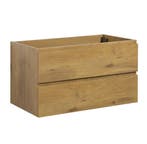 Wastafelkast Angela 90 x 48 cm Eiken Hangend Wastafelmeubel, Verzenden