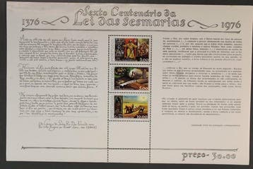 Portugal - 192 différents blocs, feuilles-miniatures et, Gestempeld