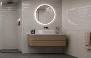 Wandtegel Villeroy Ele Beige Glans 7,5x30 (Muurtegels), Nieuw, 20 tot 40 cm, 10 m² of meer, Wandtegels