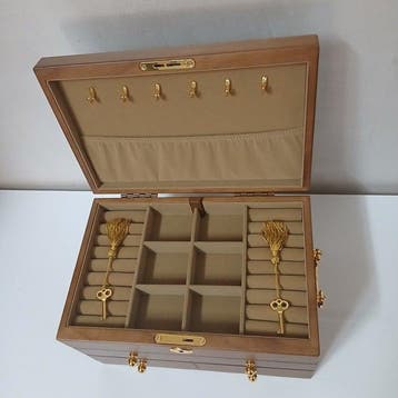 Boîte à bijoux - Coffret à bijoux - Bois
