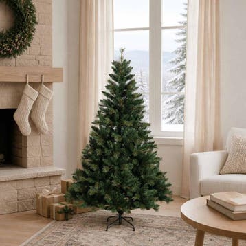 vidaXL Kunstmatige Hinged Kerstboom 120 cm PVC en Metalen, Verzenden