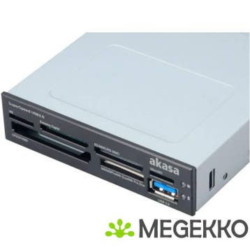 Akasa AK-ICR-14 USB 3.0 Internal 6-Port Card Reader, Verzenden, Nieuw