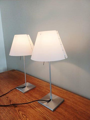 Luceplan - Lamp (2) - Metaal, Plastic - Luceplan 2 lampen