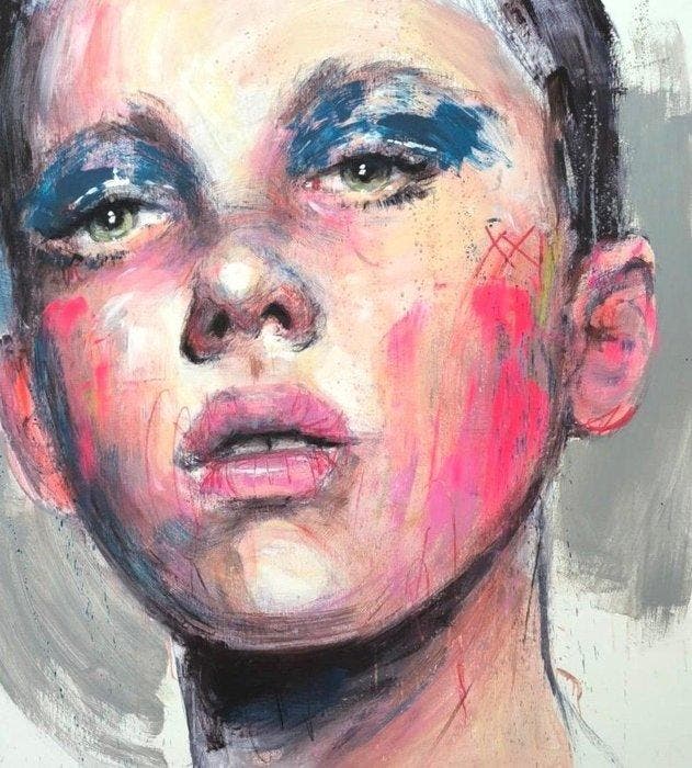 Geranio Paola - Be your authentic self, Antiquités & Art, Art | Peinture | Moderne