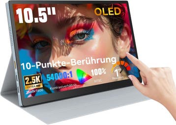 Prechen OLED 10,5 QHD | Tweede kansje | OP = OP, Computers en Software, Monitoren, Verzenden, Zo goed als nieuw, USB-C, Overige typen