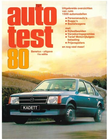 1980 AUTOTEST JAARBOEK NEDERLANDS, Boeken, Ophalen of Verzenden, Nieuw