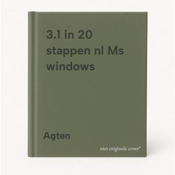 3.1 in 20 stappen nl Ms windows 9789051606492 Agten, Boeken, Verzenden, Zo goed als nieuw, Agten