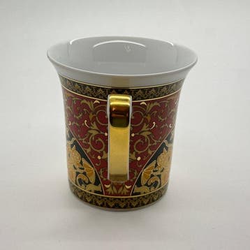 Rosenthal - Versace - Bekerglas - Beker met handvat - 9 cm -