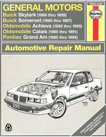 1985 - 1995 GENERAL MOTORS (BUICK | OLDSMOBILE | PONTIAC)