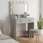 vidaXL Kaptafel met lade Grijs Sonoma 79 x 41 x 135 cm, Verzenden, Nieuw