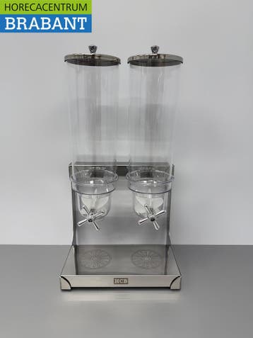 RVS Granendispenser – 2 x 3,5 liter – HCB – Horeca, Ophalen of Verzenden, Nieuw in verpakking