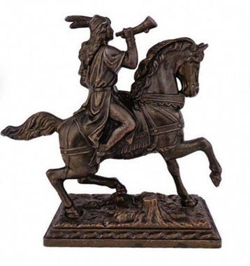 sculptuur, Lot de 3 objets dart décoratifs anciens - 18 cm
