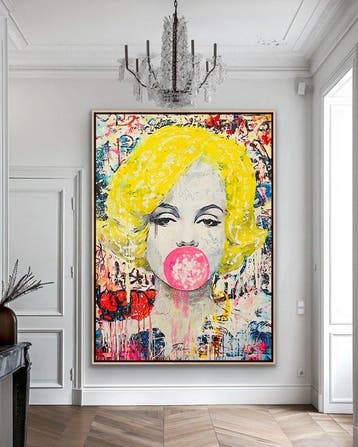 Joaquim Falco - MARILYN WITH CHEWING GUM. XXL