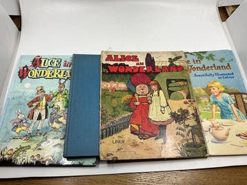 Lewis Carroll - Four illustrated Alice in Wonderland