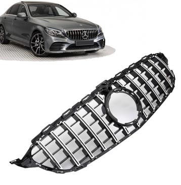 Grill | geschikt voor Mercedes-Benz | C-klasse 18-21 4d sed., Verzenden