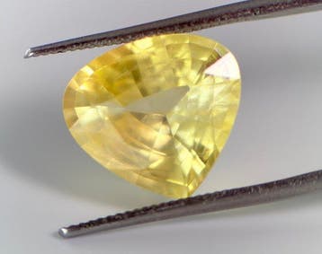 Jaune Saphir - 5.55 ct - GRS (Laboratoire Gem Research