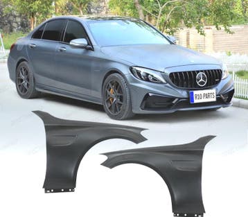 KIT AILES AVANT MERCEDES W205 C205 14-21 LOOK AMG C63 METAL, Verzenden