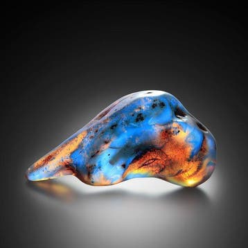 UNIEKE Wing BLUE BALTIC AMBER uit Gdask, POLEN Exemplaar