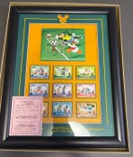 Walt Disney Ingelijste postzegelkunst - “FOOTBALL” Stamp Art, Collections