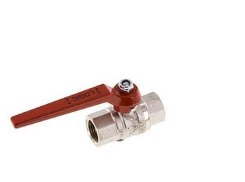 Rp 1/2 pouce Silicone Free 2-Way Brass Ball Valve, Verzenden