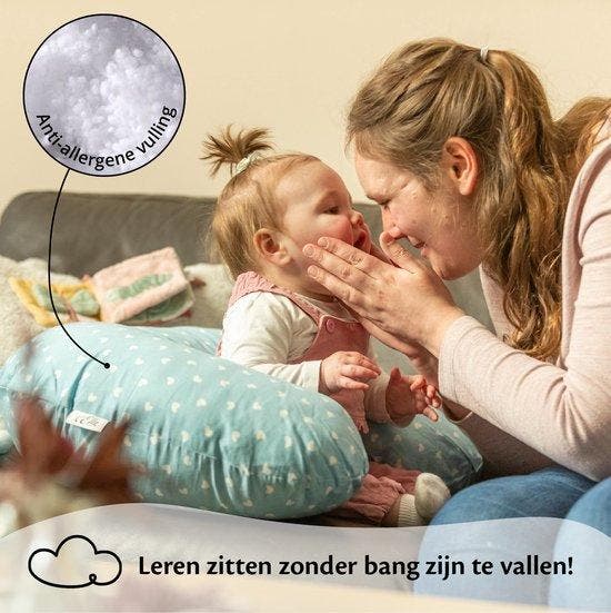 2dekans | EL-Life Voedingskussen – Zwangerschapskussen –, Huis en Inrichting, Slaapkamer | Beddengoed, Ophalen of Verzenden